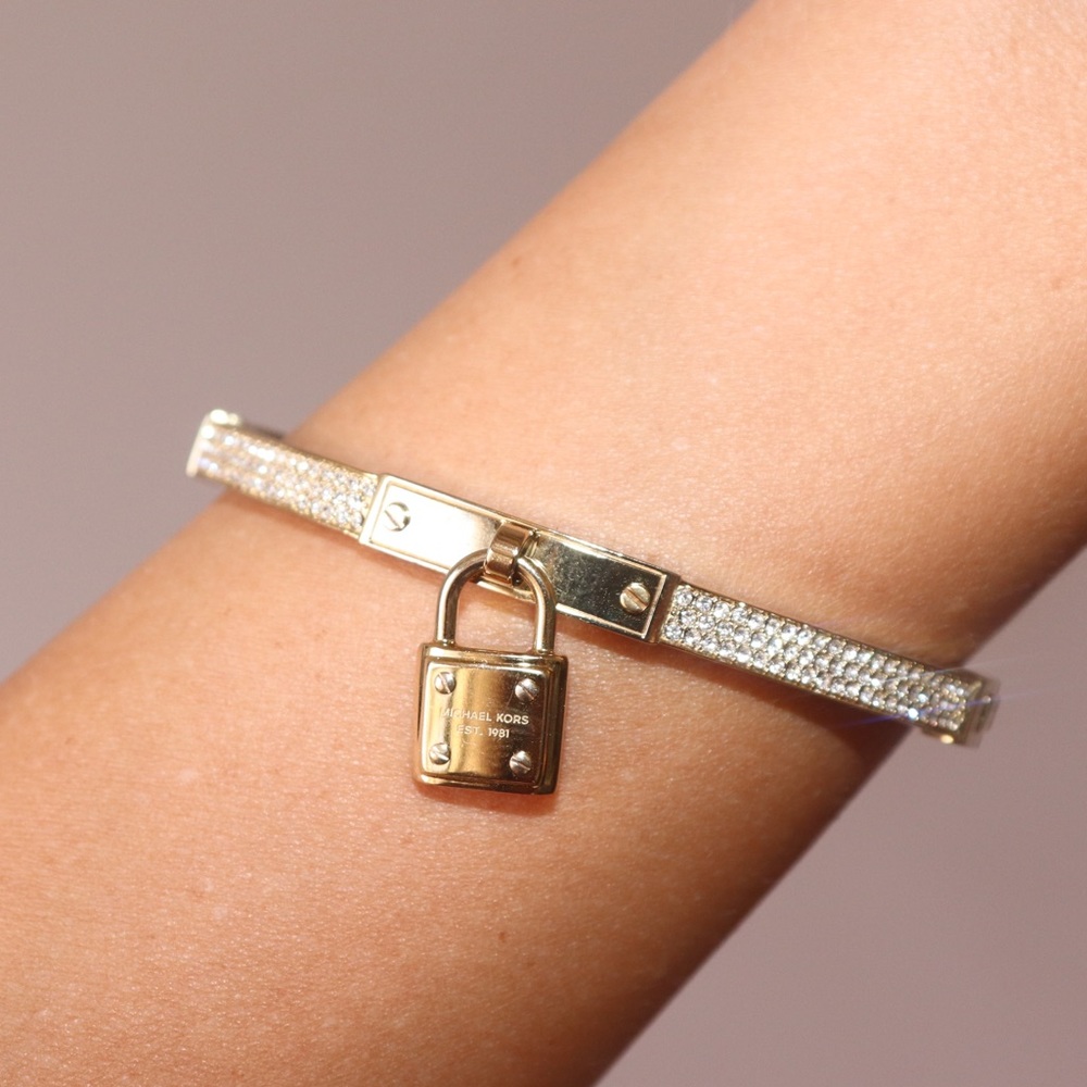 Gold locket Michael Kors Bracelet